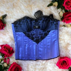 NEW Sexy Frederick’s of Hollywood Satin & Lace Corset Garter - Size 3X